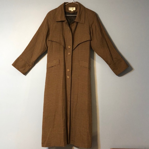 GINGHAM DUSTER - Picture 1 of 2